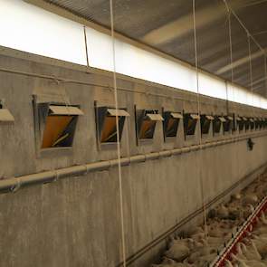 Net als in de twee stallen uit 2002 koos hij in de nieuwe stallen voor de 4 seizoenen luchtinlaatventielen van Tulderhof.