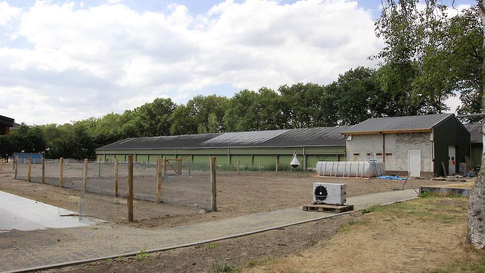 De familie sloopte één van hun twee kooi stallen. De andere stal blijft staan. „De inrichting slopen we er allemaal uit. De stal gebruiken we straks als opslagloods.” De familie hield tot 10 juni leghennen. „De bruine hebben we 100 weken aangehouden. De w