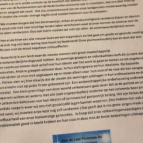 Toon van de Laar laat zijn dochter Astrid namens hem, zijn vrouw, en zoon Twan als de beoogd opvolger, een inleiding uitspreken waarin met name dank wordt uitgesproken aan de gedeputeerde en de wethouder van Oirschot.