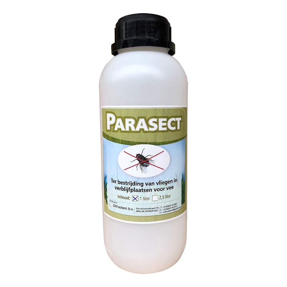 1 liter Parasect kost 159,50 euro exclusief BTW.