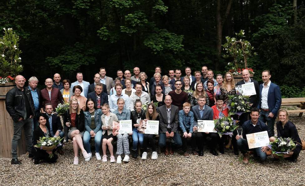 Alle winnaars van de Agroscoopbokaal 2019 van ForFarmers en Reudink.