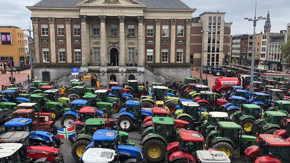 Op de Grote Markt in Groningen