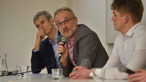 v.l.n.r. Frans Dorresteijn, Petro Boon en Alrik Visscher