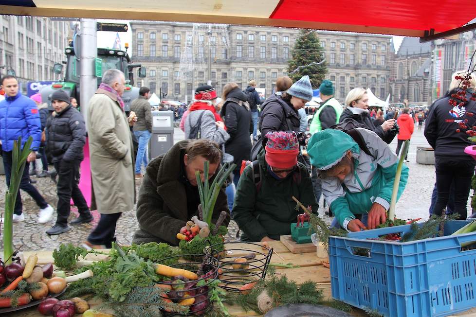 Agractie Nederland organiseerde vorig jaar de Boer & Burger Brunch op de Dam in Amsterdam.