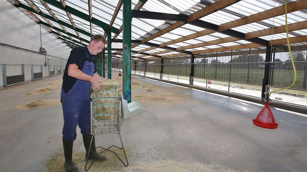 Het aanbieden van afleidingsmateriaal in de overdekte is ook een vereiste van het keurmerk.