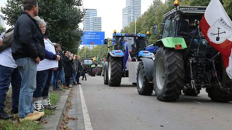 Archiefbeeld van de boerenprotesten in Den Haag.