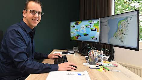 Giel Peters, directeur van Eminet: „Eminet werkt met een algoritme waardoor stikstof efficiënt verhandeld wordt.”