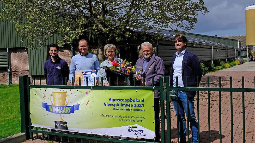 Agroscoopwinnaar vleespluimvee familie Hendriks uit het Limburgse Heijen.