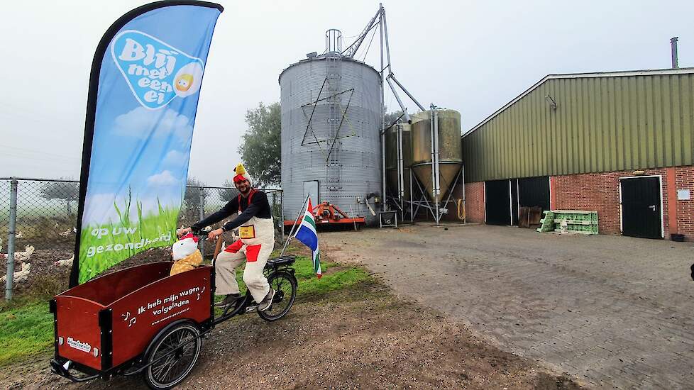 Marc Thybaut vertrok donderdagochtend vanuit het Groningse Middelstum.