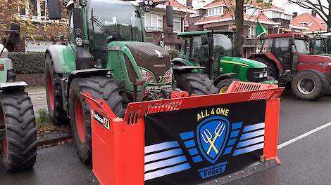 FDF in actie in Den Haag, november 2020.