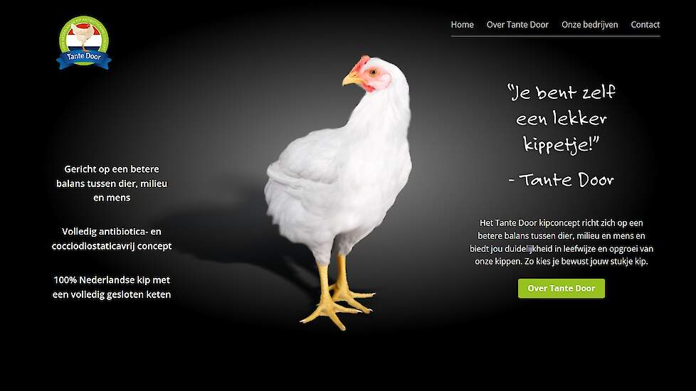 Informatie over hele kipketen op nieuwe website Tante Door Pluimveeweb.nl Nieuws voor