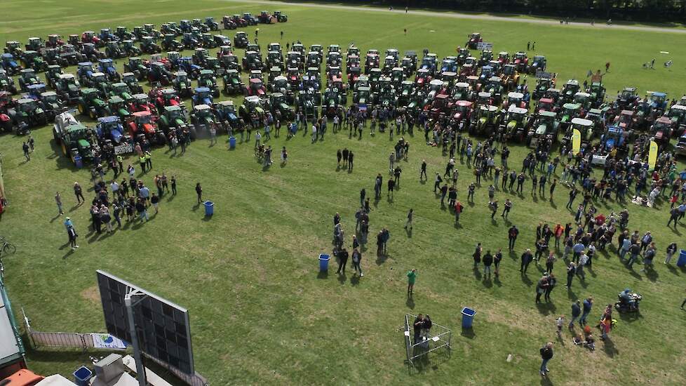 Een beeld van een eerdere protestactie van boeren in 2021 in Den Haag.