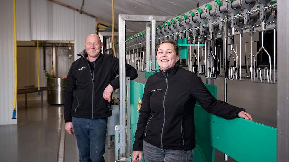 Ruud en Sabrina Bos bouwden een professionele slachterij op eigen erf