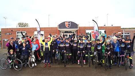 De start van de BIG Challenge training in Milsbeek zaterdag 20 april.