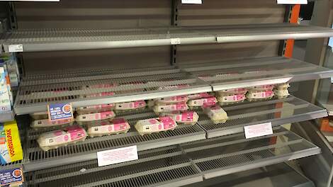 Tekort aan eieren dreigt