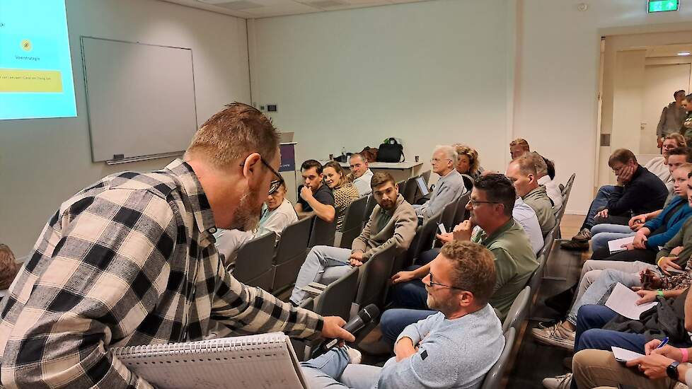 Vragen uit de zaal tijdens de forumdiscussie.