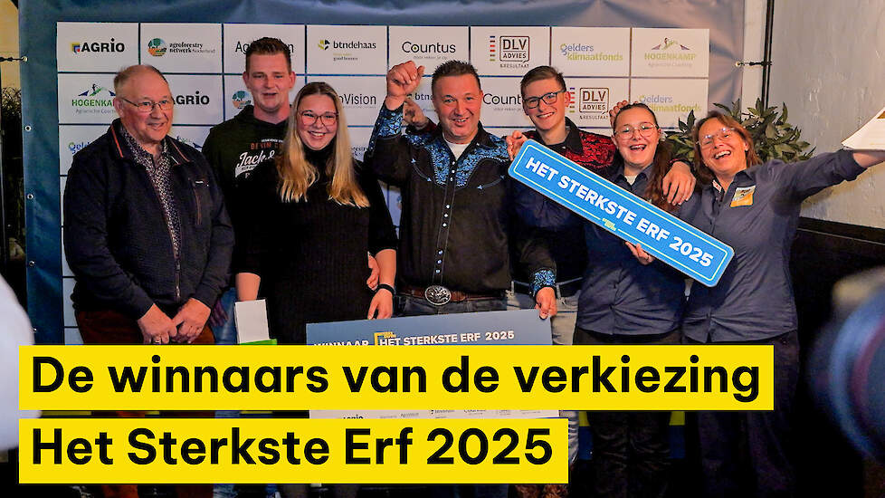 De winnaars van 'Het Sterkste Erf' verkiezing